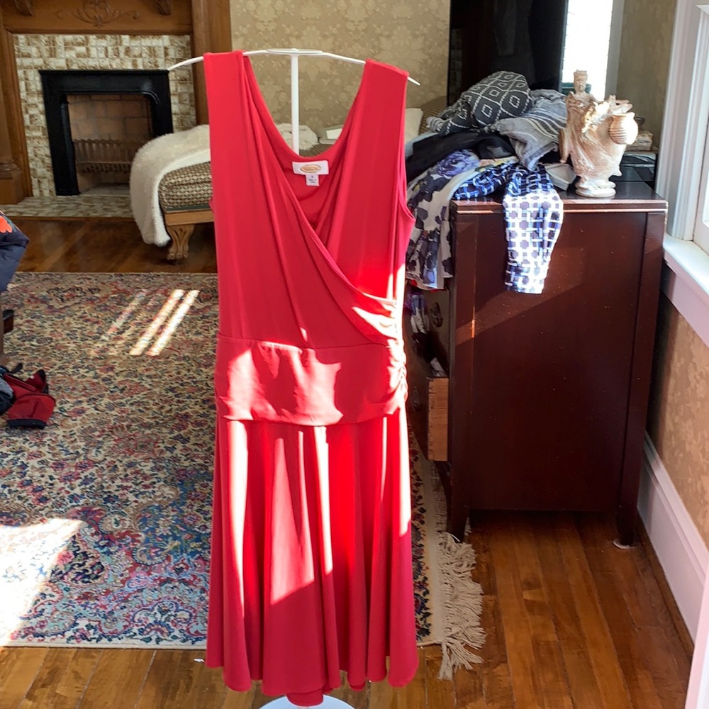 NWOT‎ Talbots sleeveless wrap dress. Flatters every figure.